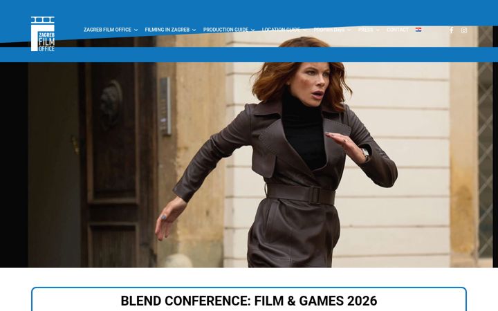 Screenshot of filmzagreb.hr
