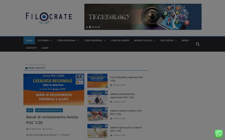 Screenshot of filocrate.altervista.org