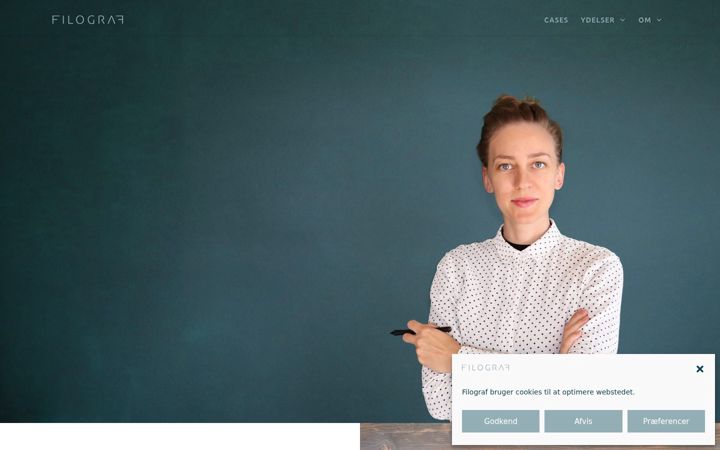 Screenshot of filograf.dk
