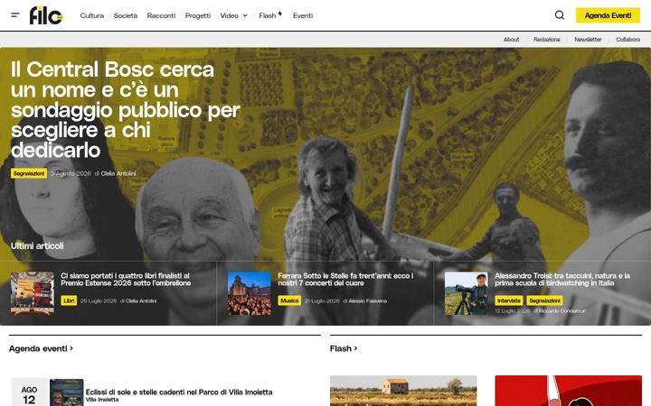 Snímek obrazovky filomagazine.it