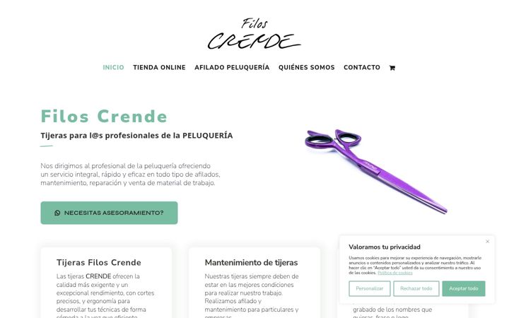 Screenshot ta' filoscrende.es