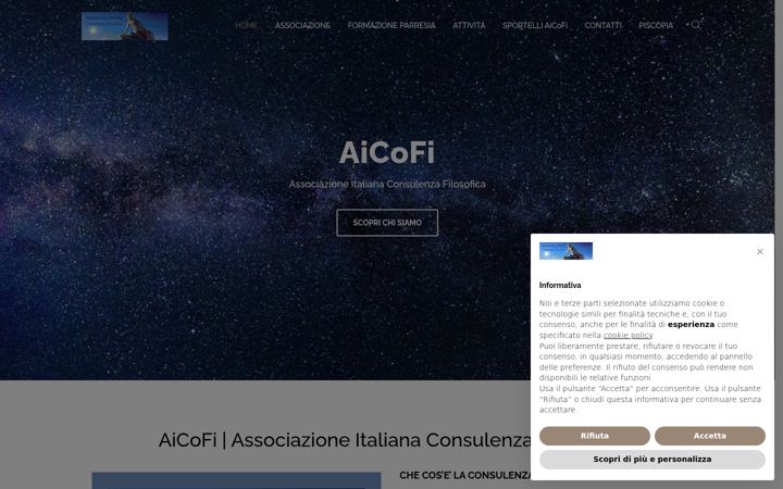 Screenshot di filosofiaicofi.it