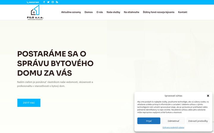 Screenshot of filosro.sk