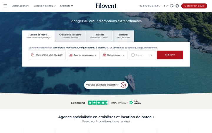 Screenshot of filovent.com