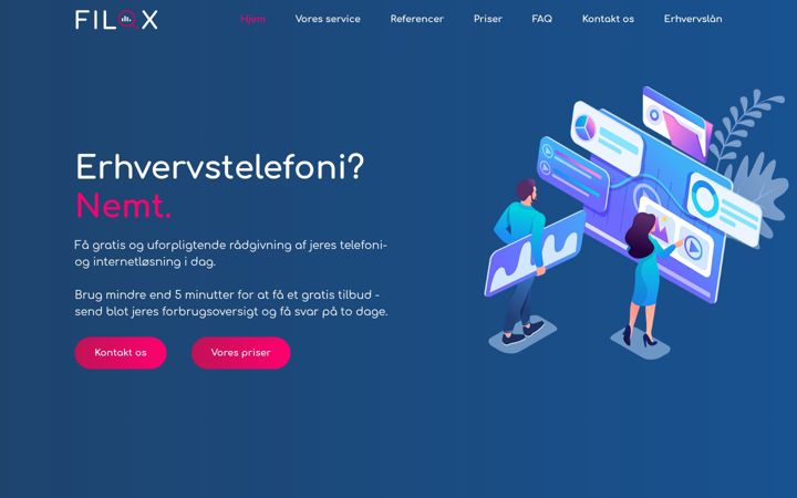 Screenshot of filox.dk