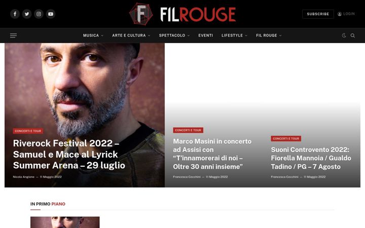 Screenshot ta' filrouge.it