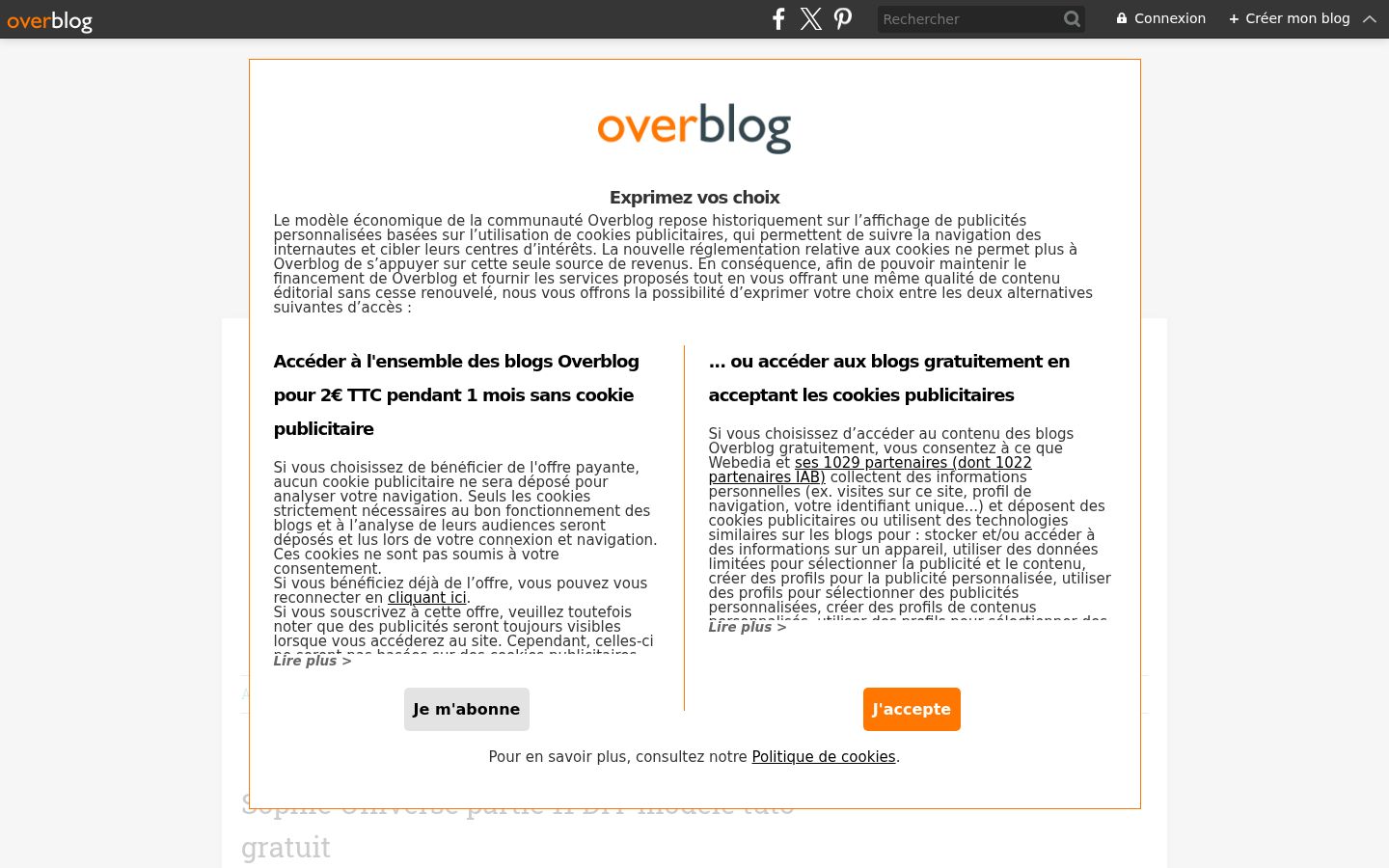 Captura de pantalla del banner de consentimiento mostrado antes de cualquier interacción