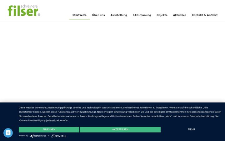 Zrzut ekranu filser-schreinerei.de