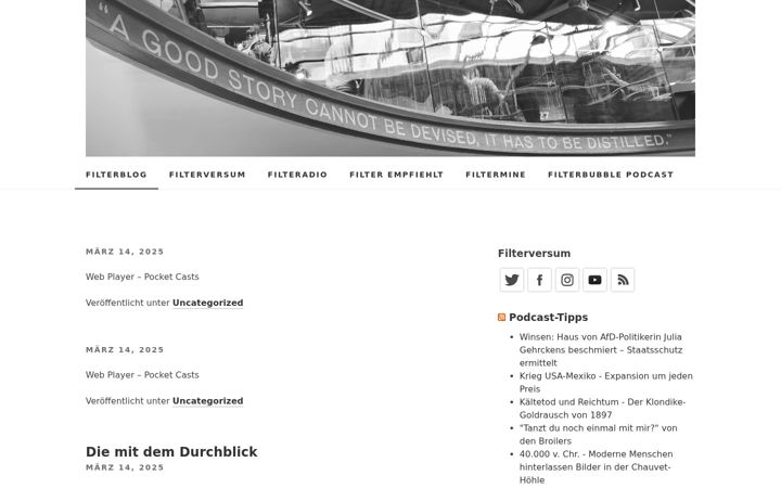 Zrzut ekranu filterblog.de