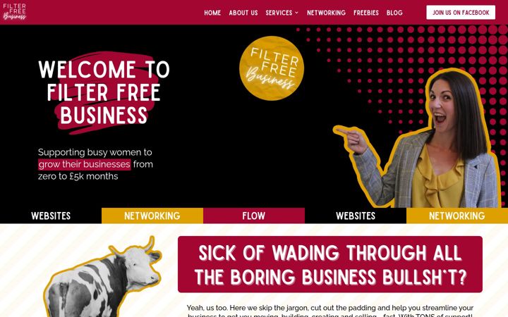 Screenshot of filterfreebusiness.com
