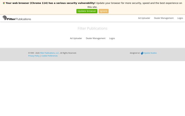 Screenshot of filterpubs.com