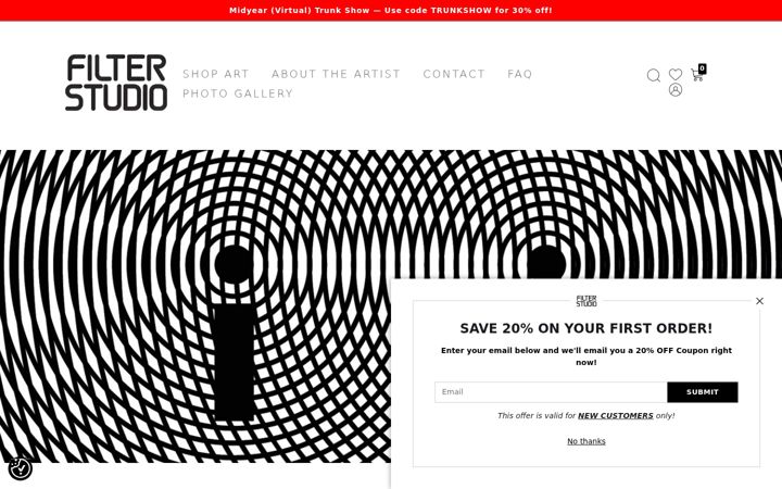 Screenshot of filterstudiospace.com