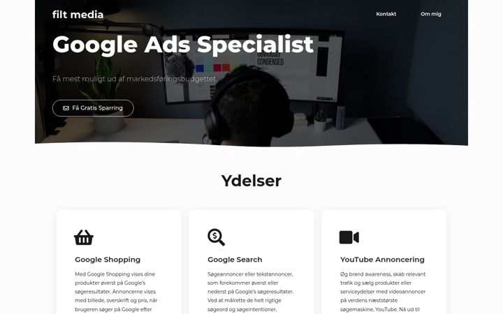 Screenshot of filtmedia.dk