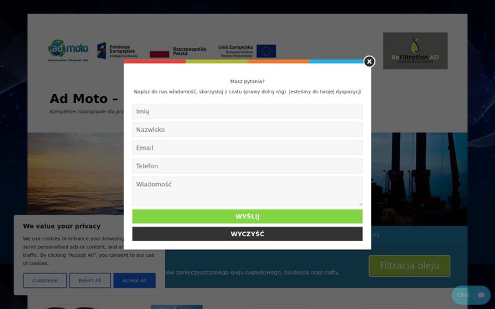 Screenshot of filtracjapaliwa.pl