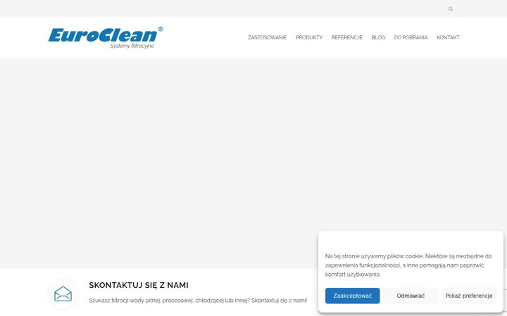 Screenshot of filtracjawody.com