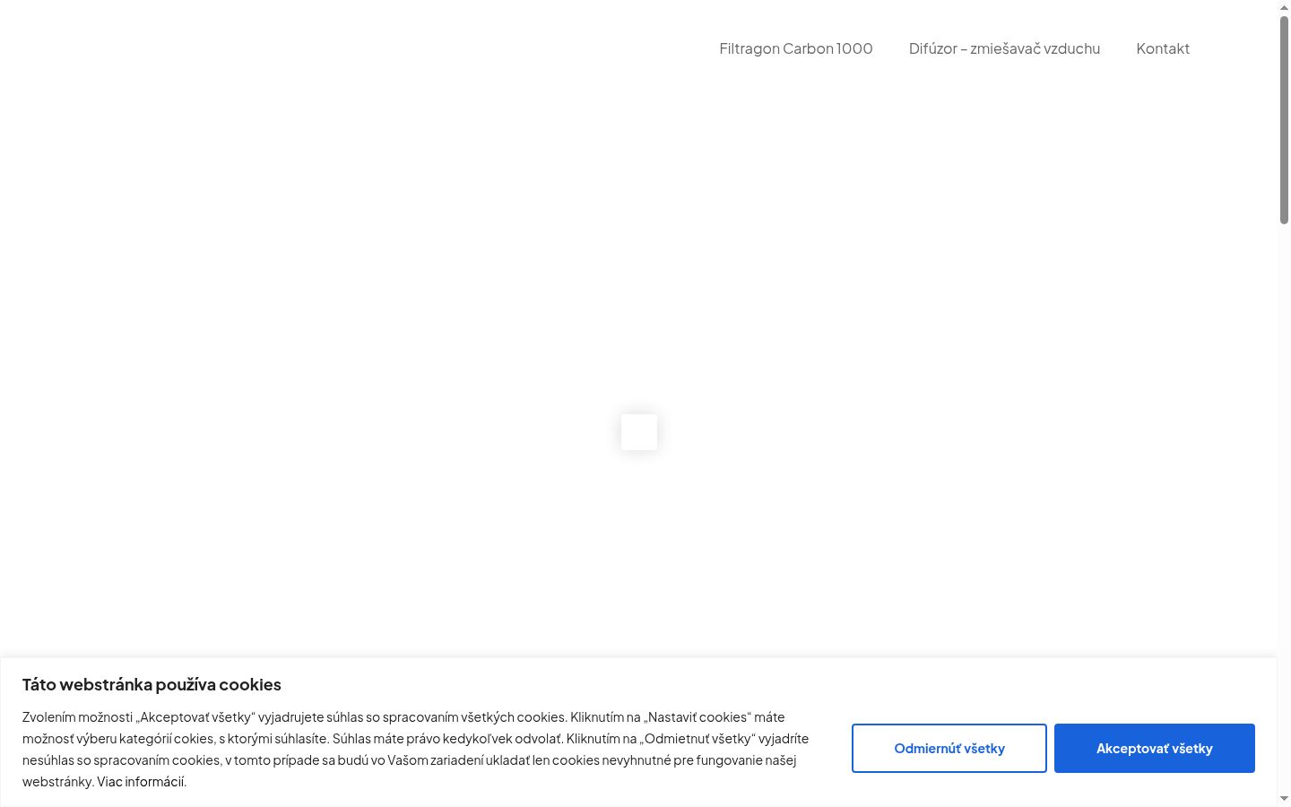 Screenshot des Einwilligungsbanners vor jeglicher Interaktion