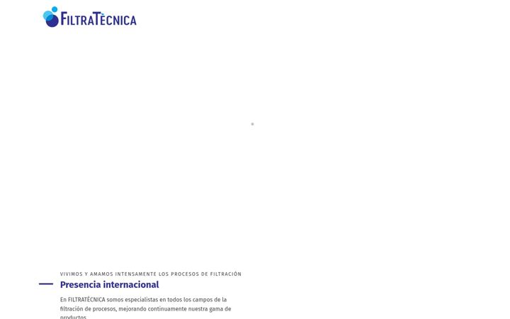 Screenshot of filtratecnica.com