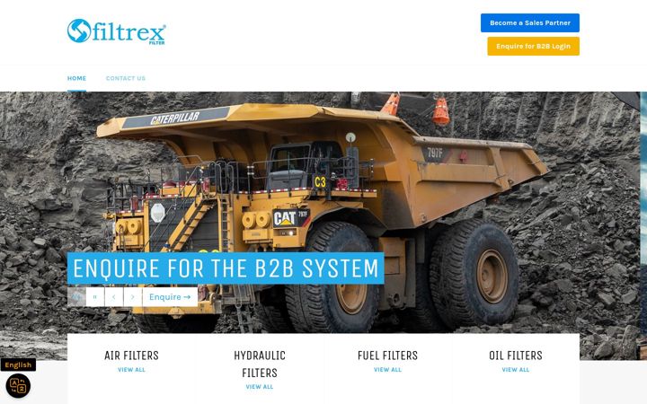 Screenshot of filtrexfilter.co.uk