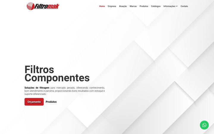 Snímek obrazovky filtromak.com.br
