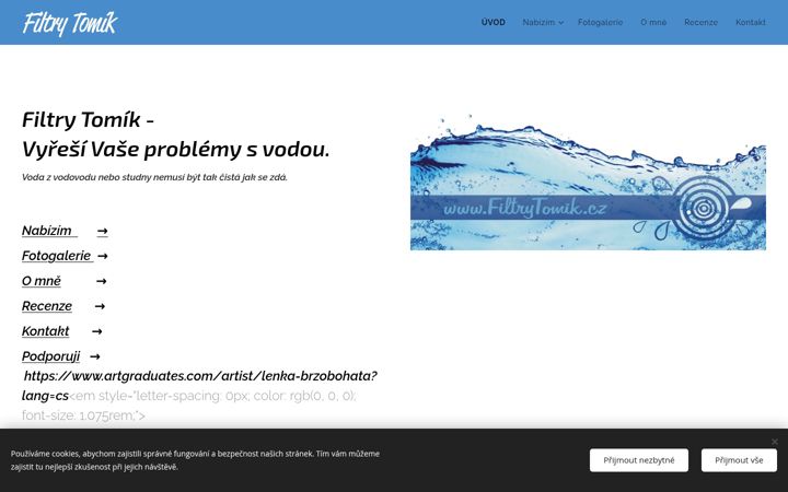Screenshot of filtrytomik.cz