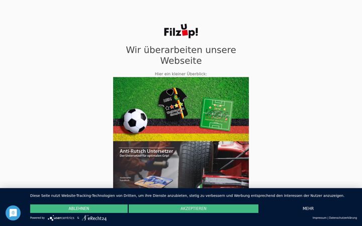 Screenshot of filzup.de