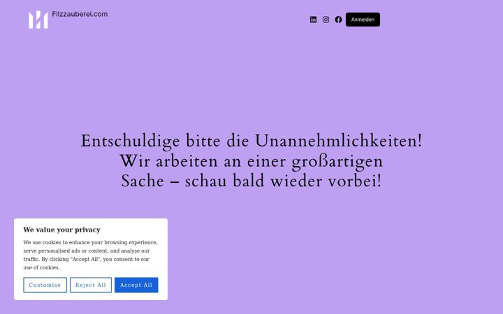 Screenshot of filzzauberei.com