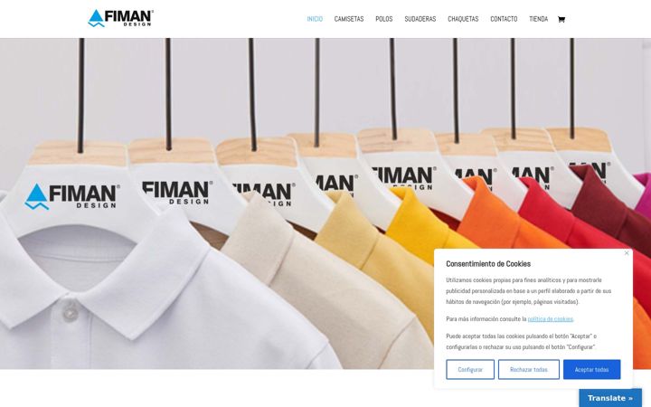 Screenshot ta' fiman.es