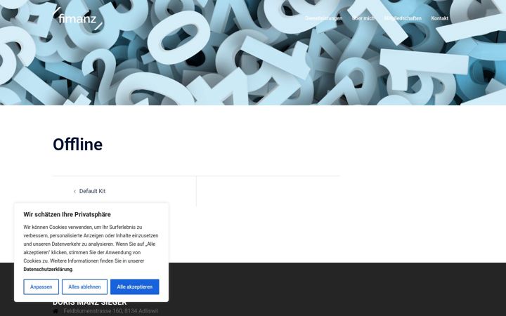 Screenshot of fimanz.ch