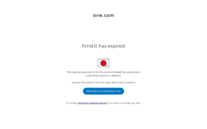Screenshot of fimd.it