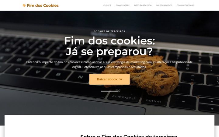 Screenshot van fimdoscookies.com.br