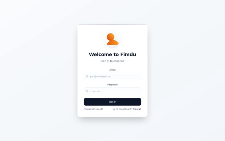 Screenshot of fimdu-f55b48b6.base44.app