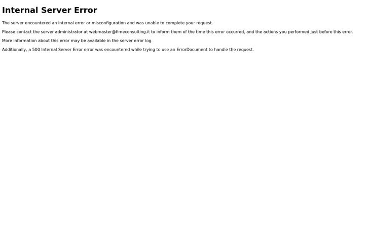 Screenshot of fimeconsulting.it
