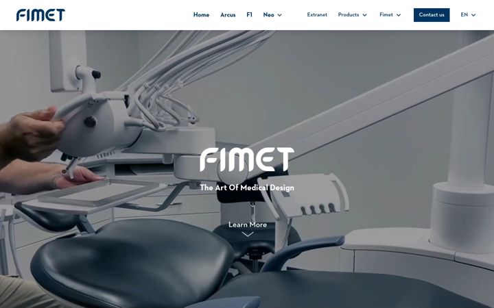 Screenshot of fimet.fi