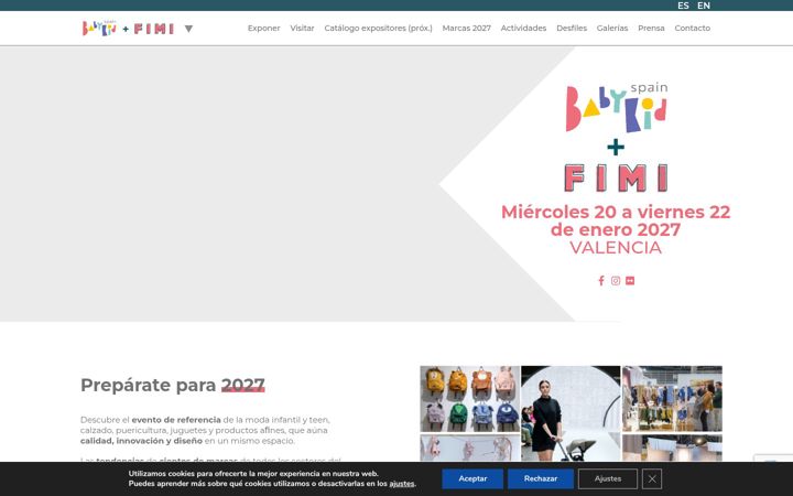 Screenshot of fimi.es