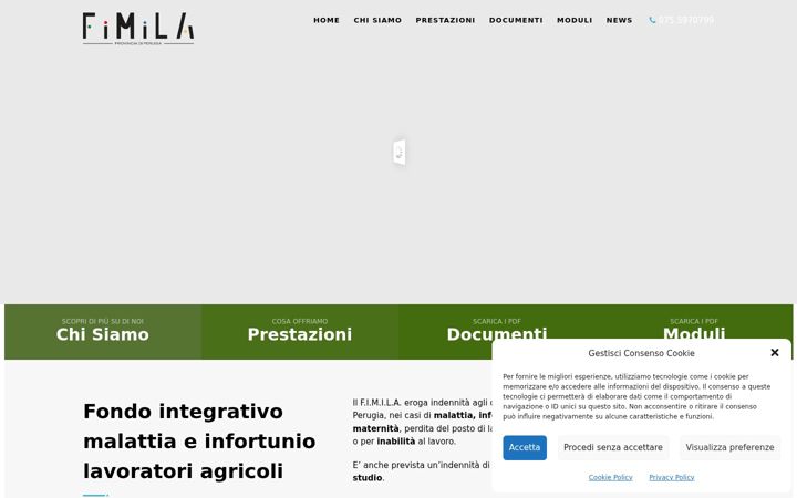 Screenshot of fimila.it