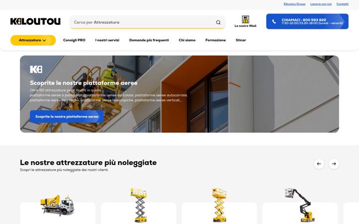 Screenshot of fimnoleggi.it