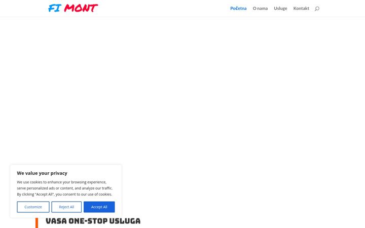 Screenshot of fimont.hr