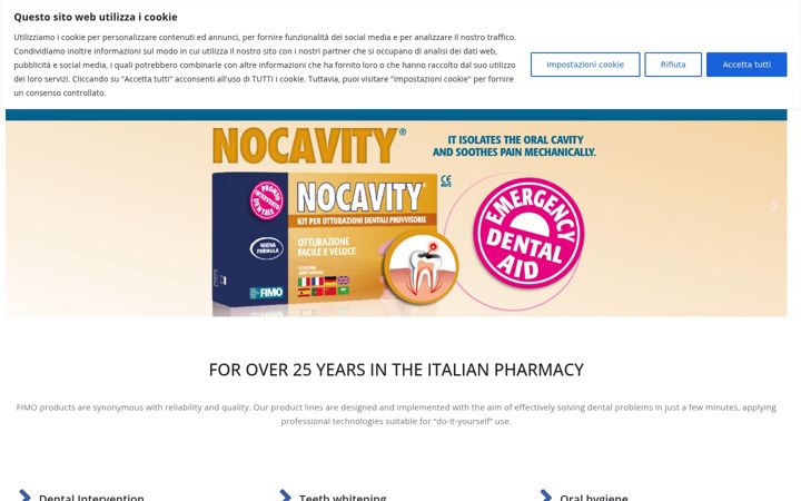 Screenshot of fimosrl.it