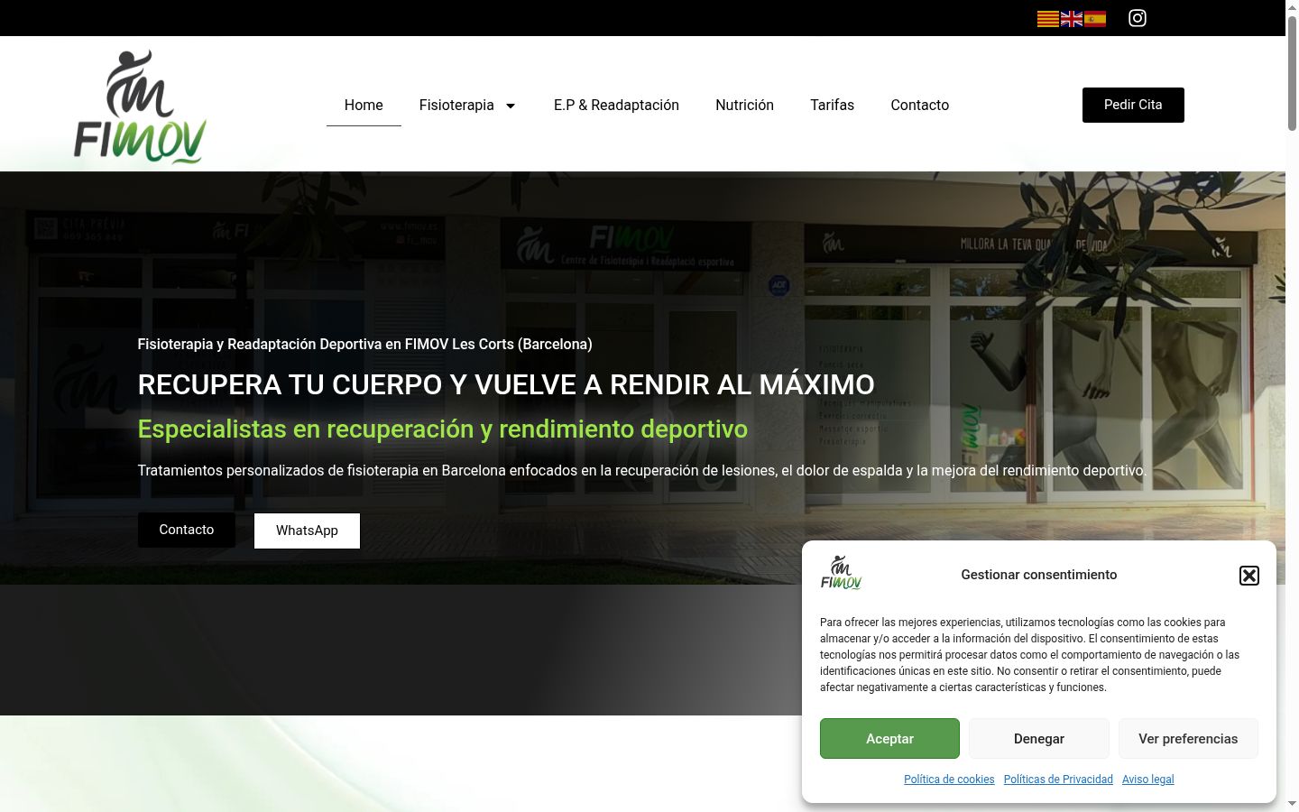 Screenshot tal-banner tal-kunsens muri qabel kwalunkwe interazzjoni