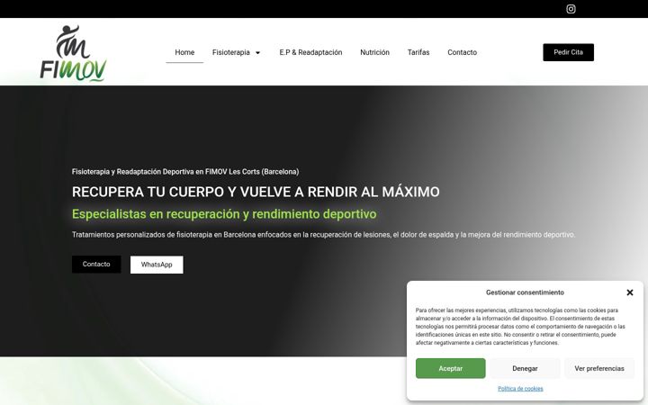 Screenshot ta' fimov.es