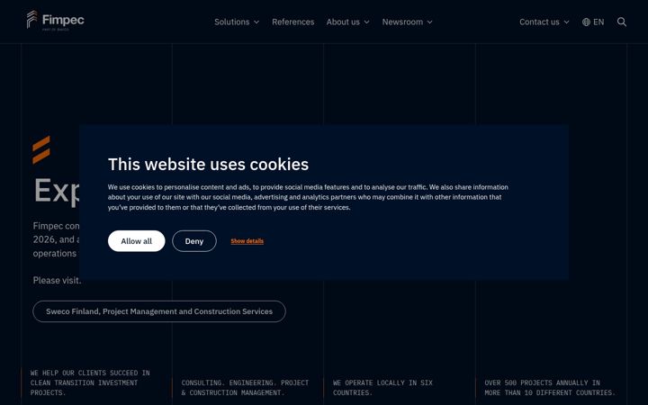 Screenshot of fimpec.com