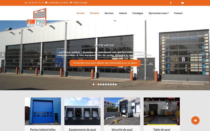Screenshot of fimpro.fr