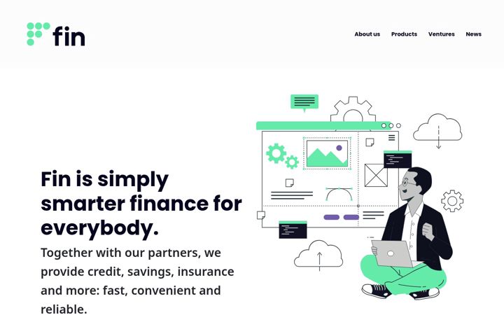 Screenshot of fin.africa