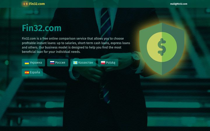 Screenshot of fin32.com