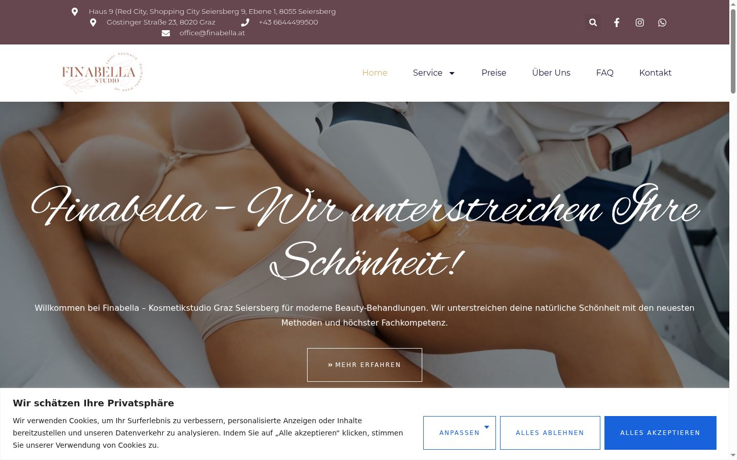 Snímka obrazovky banera súhlasu zobrazeného pred akoukoľvek interakciou