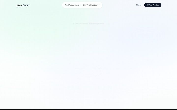 Screenshot of finacbooks.co.uk