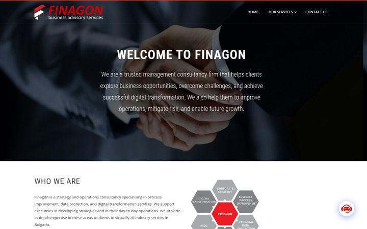 Screenshot of finagon.com