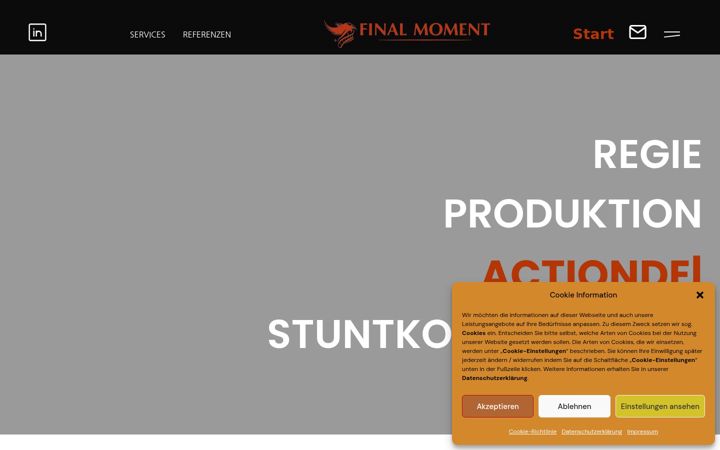 Screenshot of final-moment.de