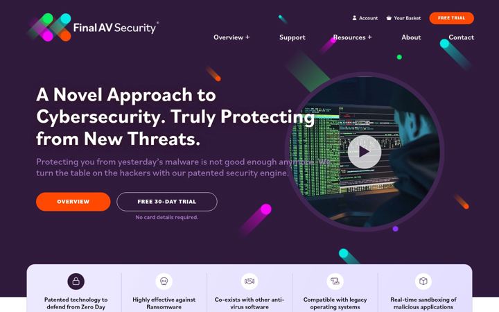 Screenshot of finalavsecurity.com