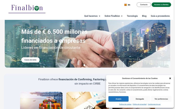 Screenshot of finalbion.com